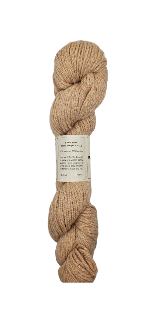 Luxurious Beige Alpaca Blend Yarn - Soft, Warm, & Exceptionally Cozy (SKU 224)